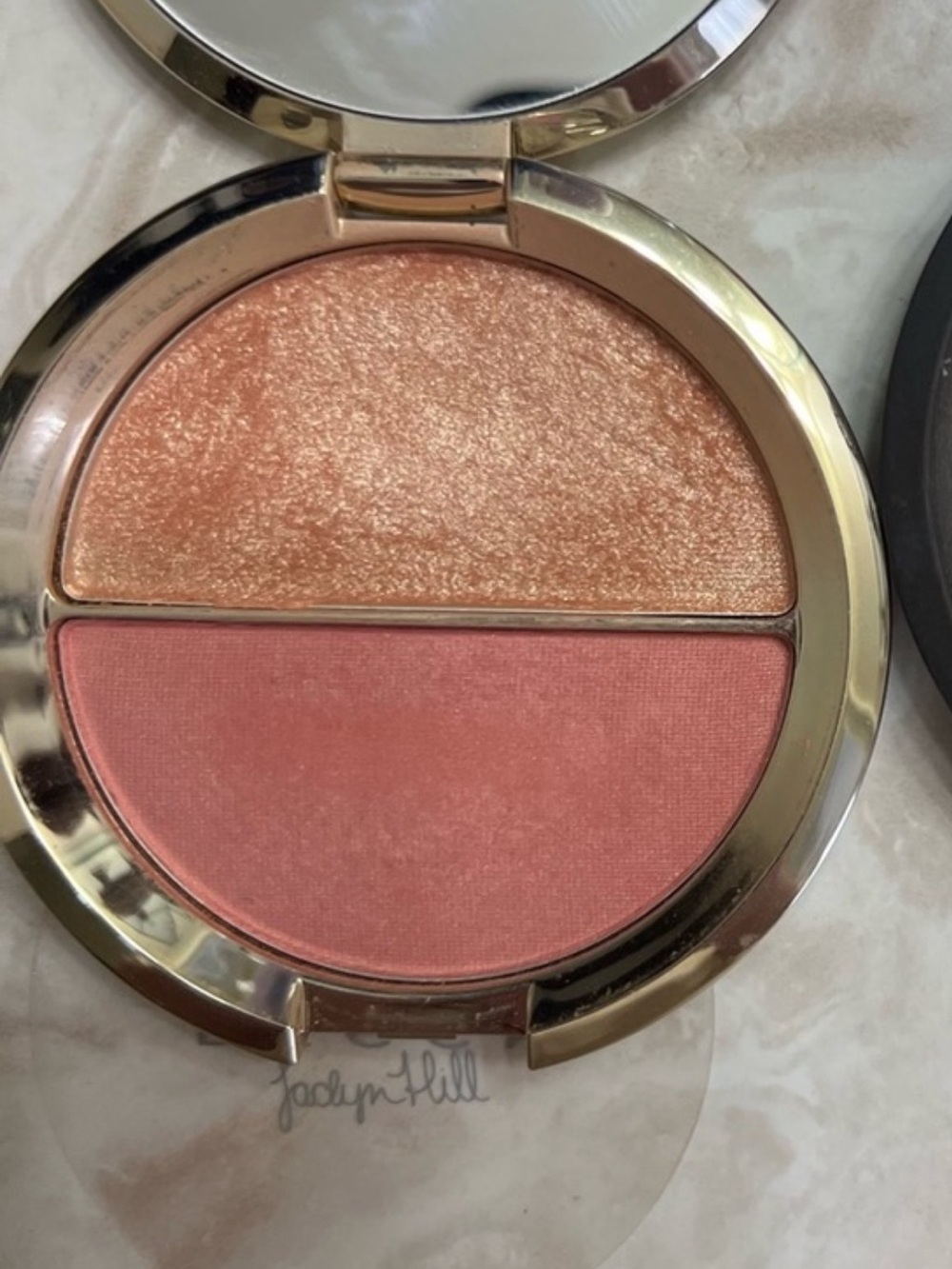 Becca cosmetics champagne pop/flower child duo